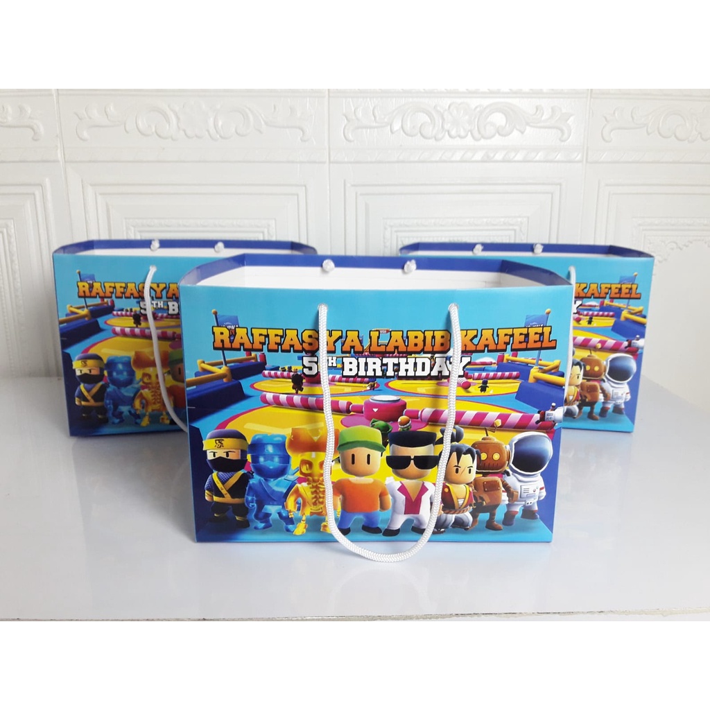 

paper bag stumble guys/ papper bag stumble guys / paperbag stumble guys/ paper bag custom
