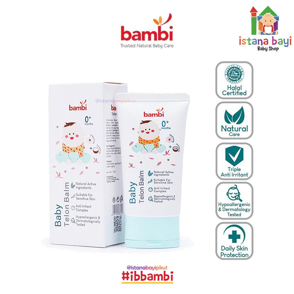 Bambi Telon Balm/Telon krim - Minyak telon