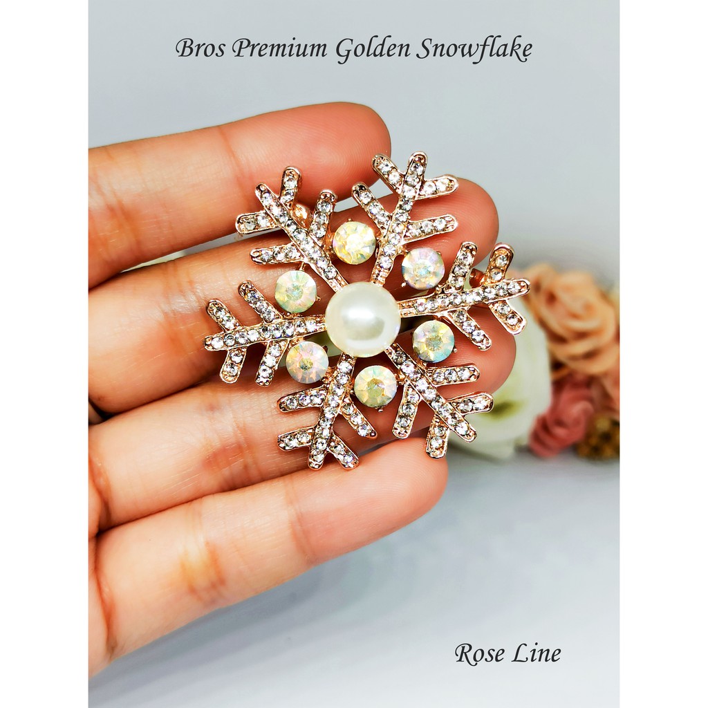 Bros Premium Golden Snowflake