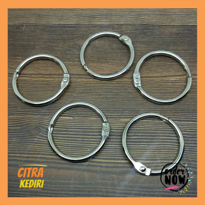 Ring Binder /Ring buka tutup/Scrapbook 3,5cm - ring bulat -