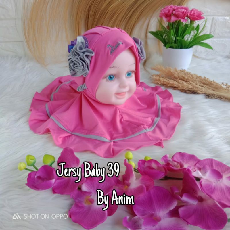 Grosir Jilbab baby Anim /Jilbab bayi /Jilbab bunga