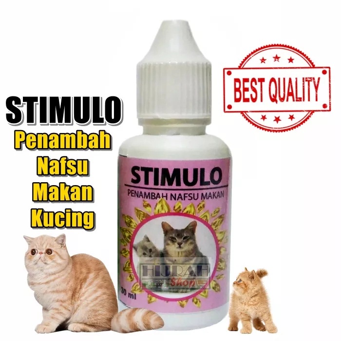 STIMULO - Vitamin Kucing Penambah Nafsu Makan Kucing - 30ml