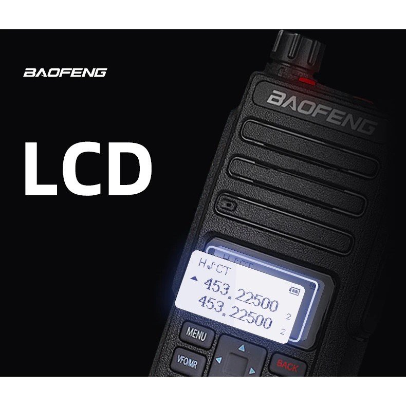 BAOFENG BF-H6 - Dual-Band Handy Radio Walkie Talkie 10W High Power - Radio Panggil Dua Arah BAOFENG