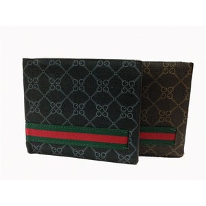 DOMPET KULIT PRIA IMPORT TOP PREMIUM - GUCCI GC01 - Hitam