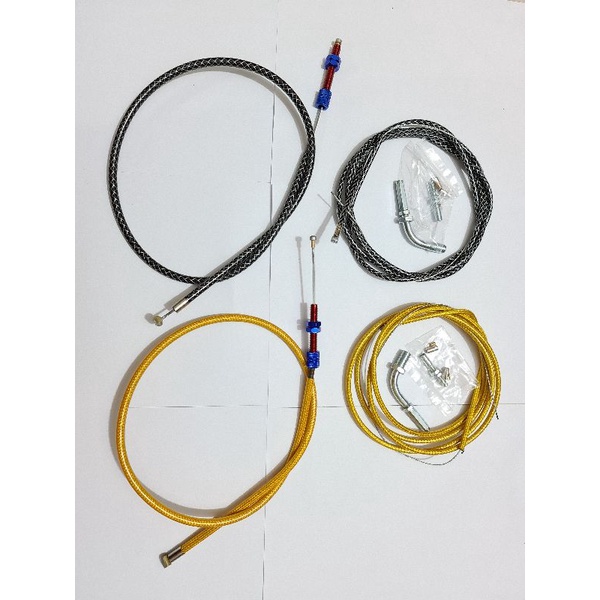 kabel kopling satu set kabel gas karbon ninja r rr vixion cb klx crf dll / tali kopling motor