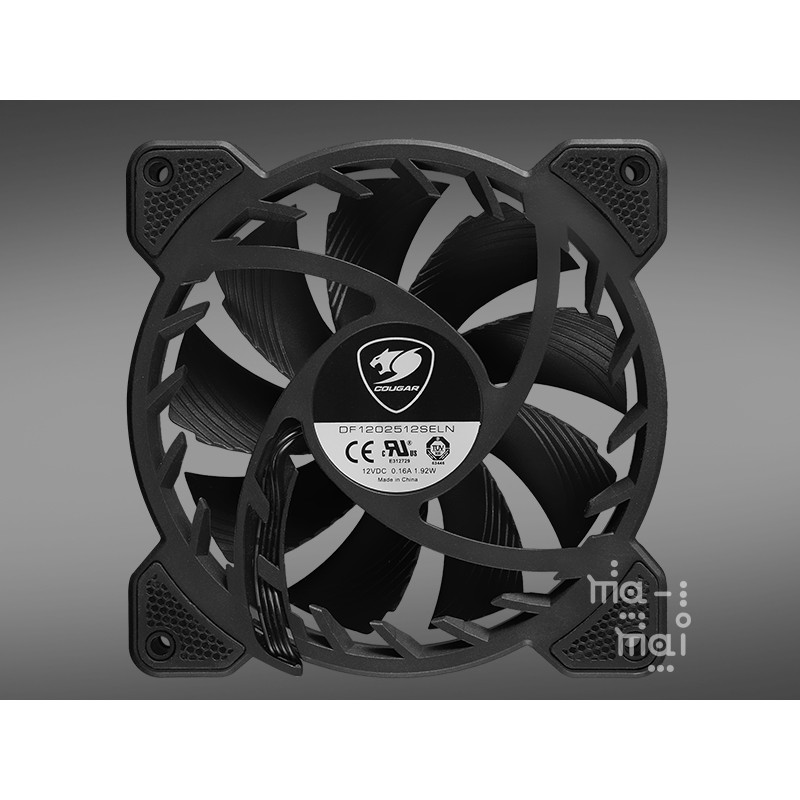 COUGAR GAMING FAN VORTEX RGB HPB 120 COOLING KIT HYDRO-DYNAMIC BEARING