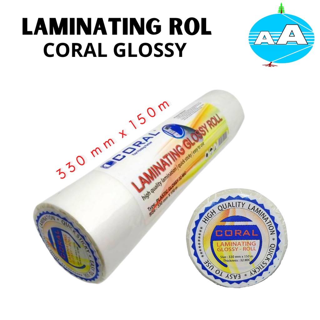 

Laminating Rol Coral Glossy 330 × 150