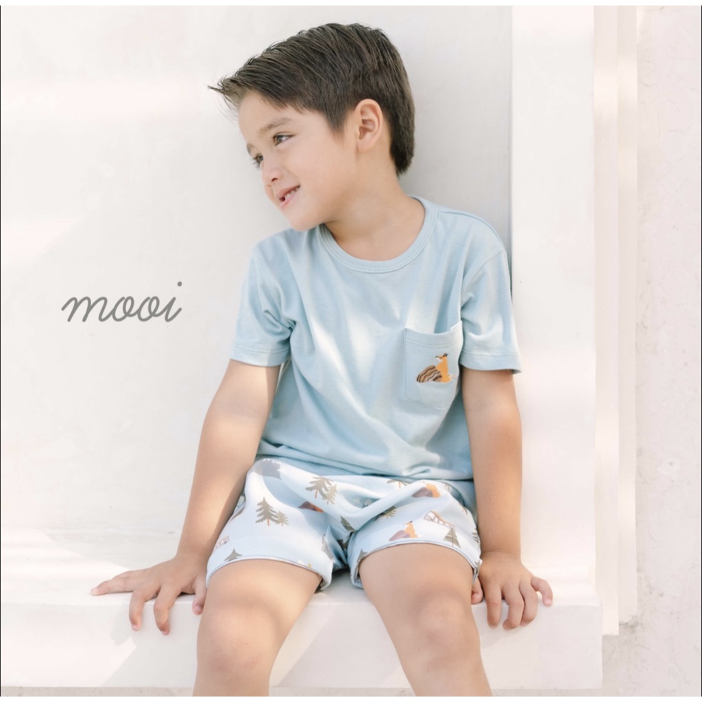 MOOI Pocket Tee Set ( SETELAN POCKET TEE MOOI ) 0-5 Tahun CBKS SO