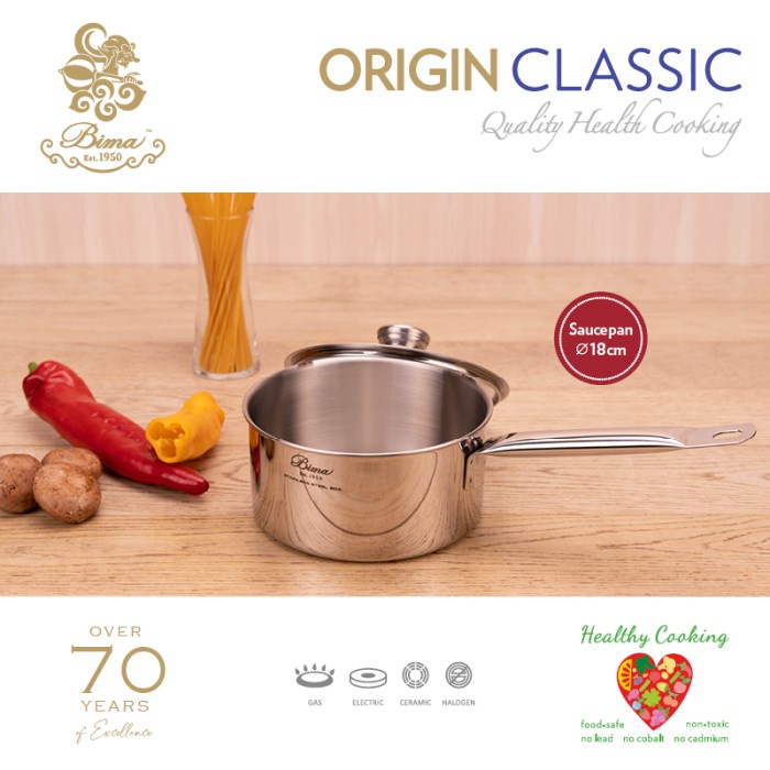 Bima Origin Classic Saucepan 18cm