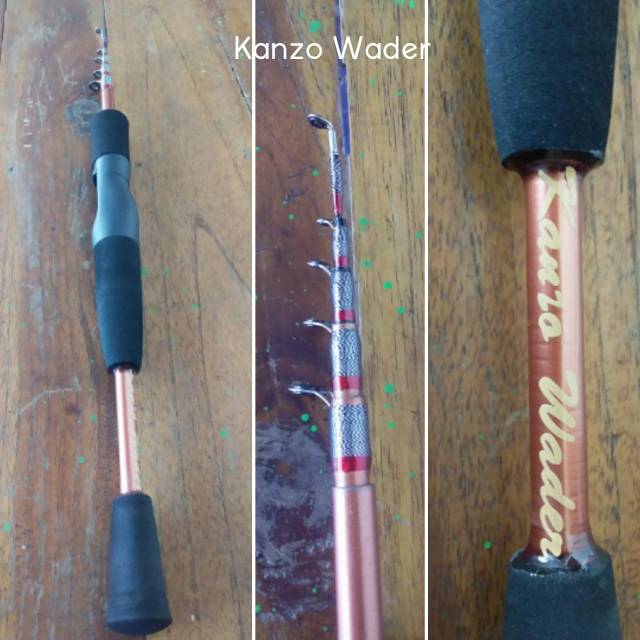 Kanzo Wader 180/205 Joran Spinning Pancing