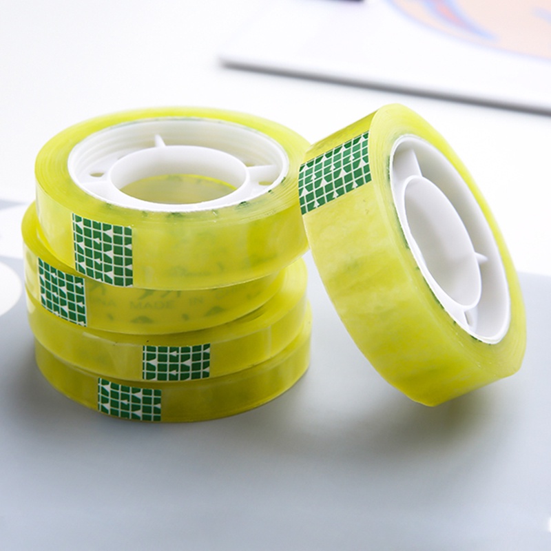 7mm/10mm/12mm/15mm Transparent Small Tape School Office Supplies