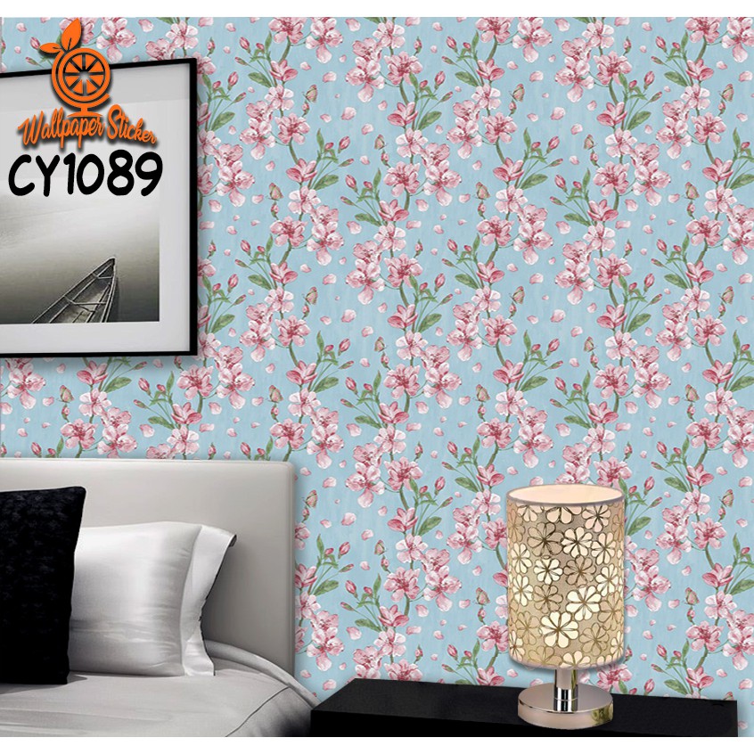 Bayar Ditempat Wallpaper Ukuran 45Cmx45cm X 9mCm Wallpaper Motif/Wallpaper Kreasirumah88