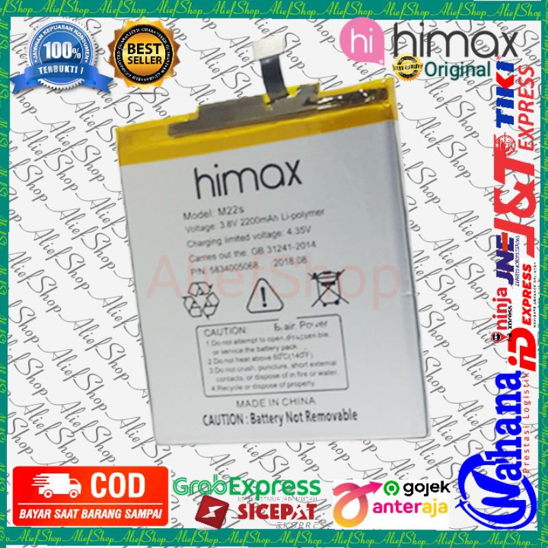 Batrai Himax X1 M22S Batre BT Himax M 22 s Baterai Original Battery