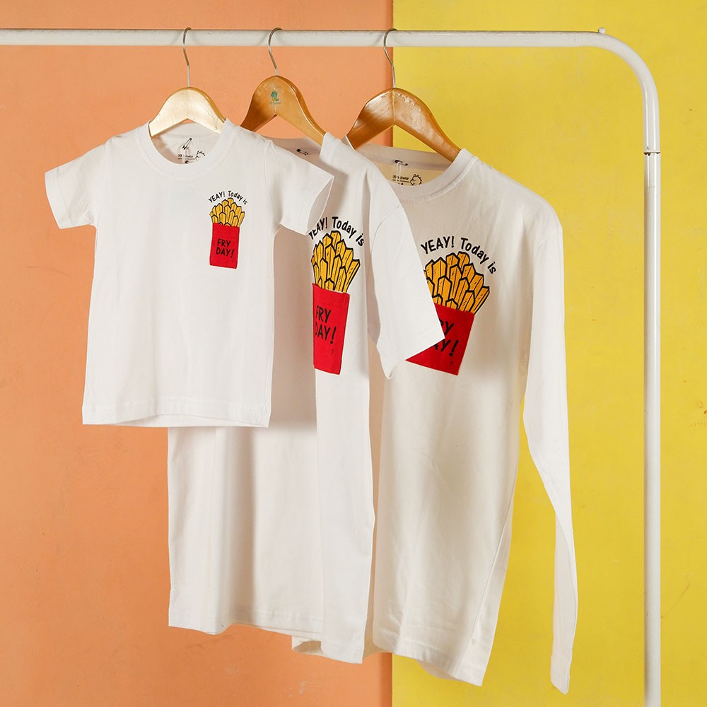 

Pop Kidswear Fry Day Tee - Couple Tee / Kaos Kembar Anak Dan Dewasa