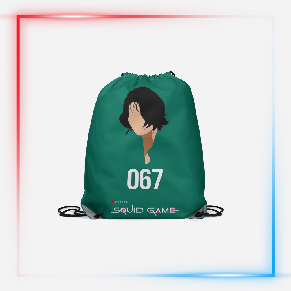 String Bag / Tas Serut Fullprint 3D Squid Game No 067