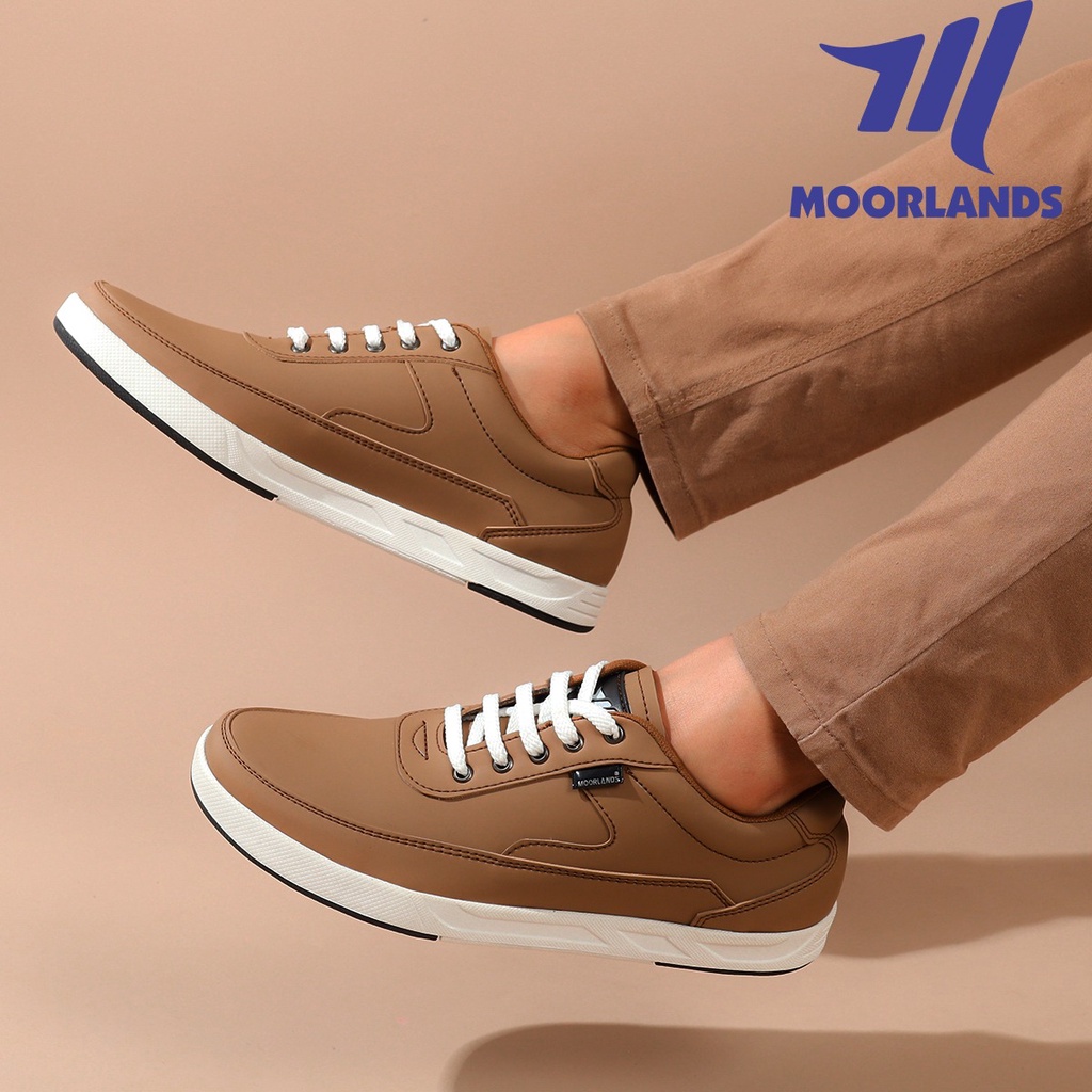 MOORLANDS Original Sepatu Pria Kulit Casual Tali Sepatu Santai Sepatu Semi Formal Kerja Kuliah COD