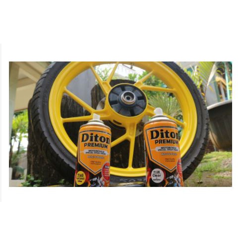 Cat Pilox Diton Premium 9165 Pearl Lemon Yellow Kuning Lemon Mutiara 400cc pilok sepeda motor mobil