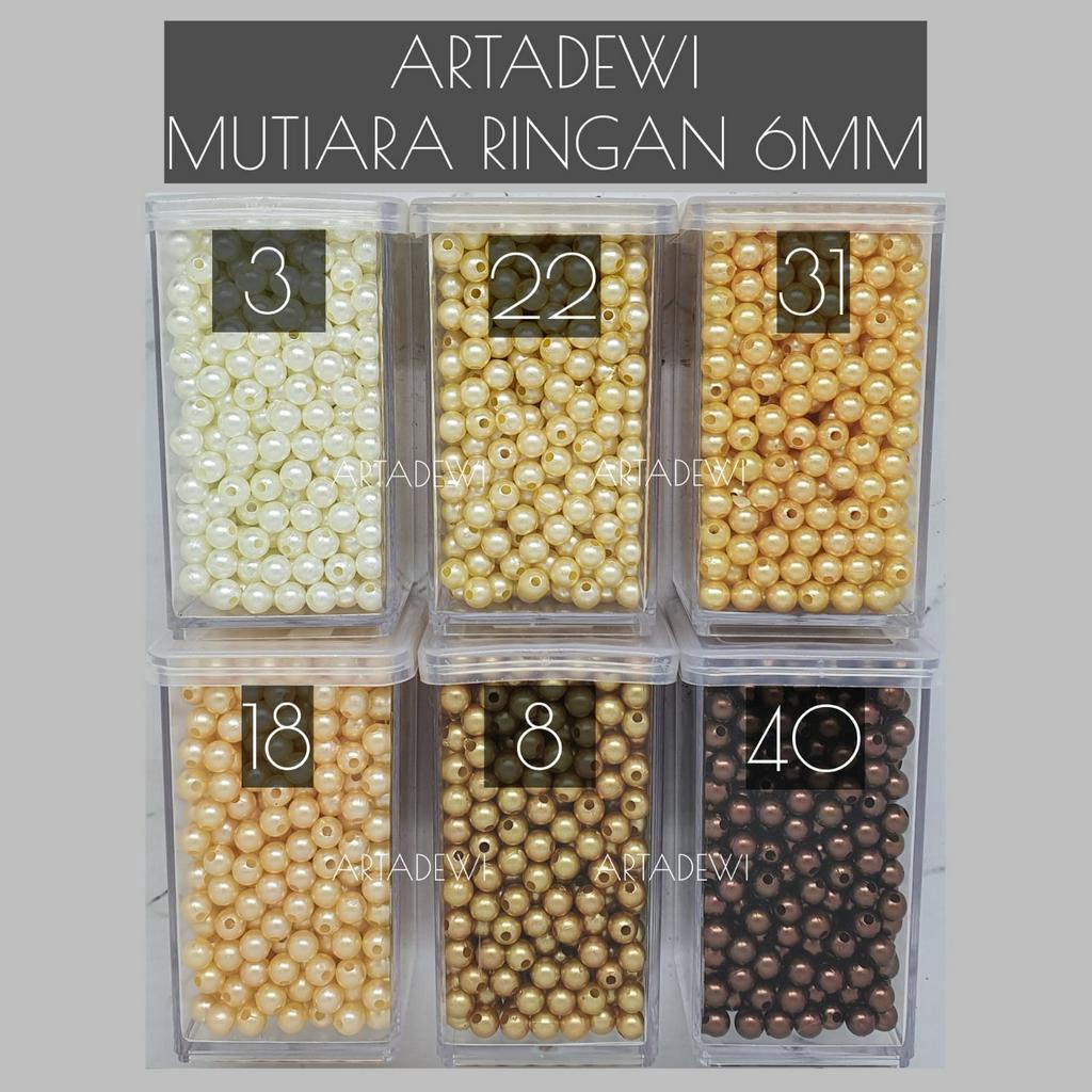 MR1236 | 20 gram Mutiara Ringan B Ling Da Beads