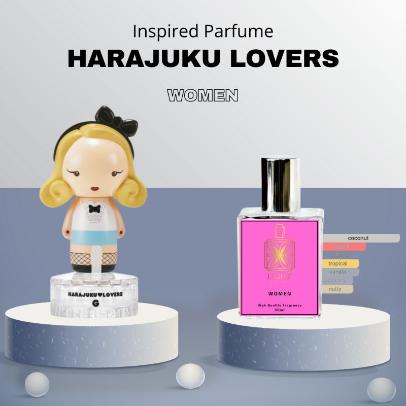 LIGHT PARFUME INSPIRED HARAJUKU LOVERS Parfum Wanita Harajuku Lovers Parfum Harajuku Lovers