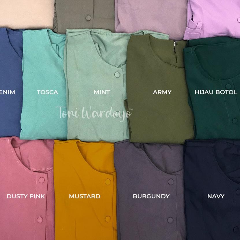 ♙ [Bisa ] Baju Tunik Rempel/Tunik Wanita/Tunik Murah/Tunik Kekinian/Tunik rok/Atasan rok plisket ➨