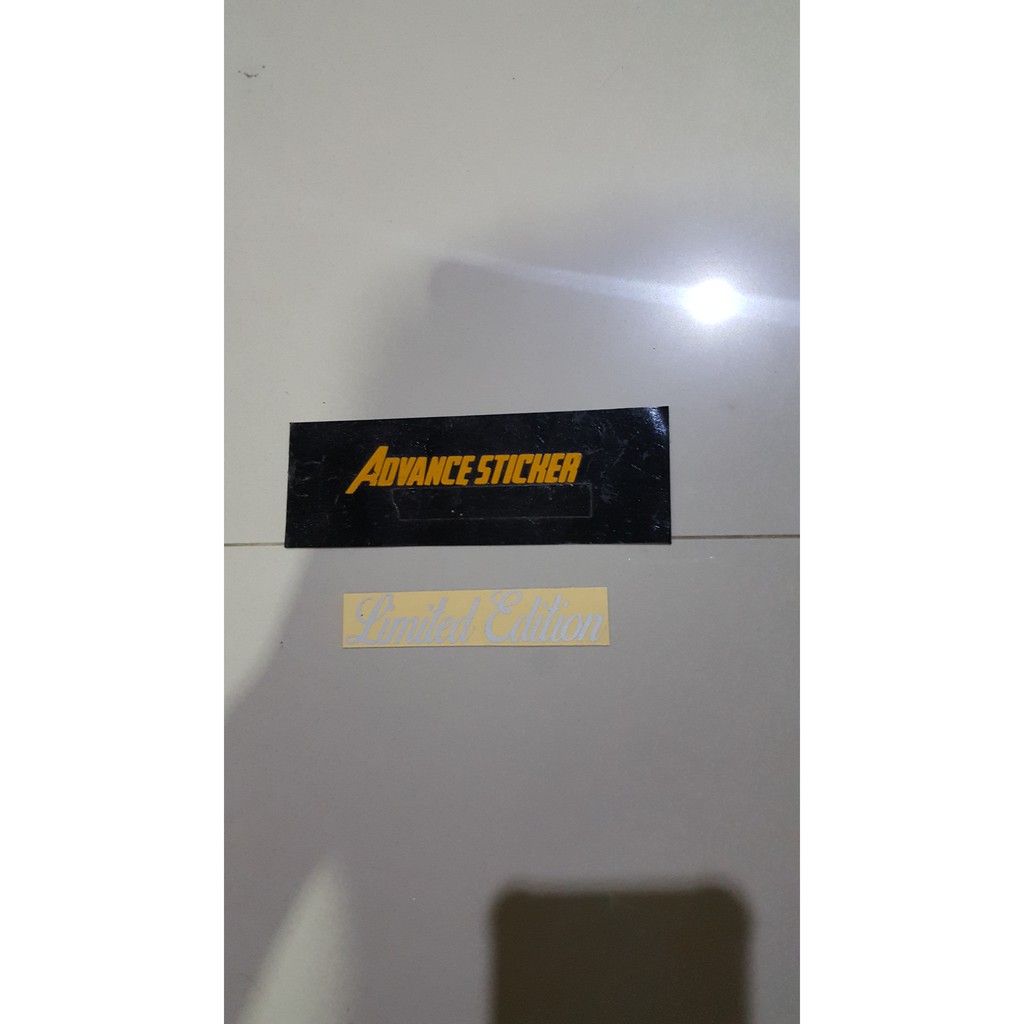 sticker motor limited edition