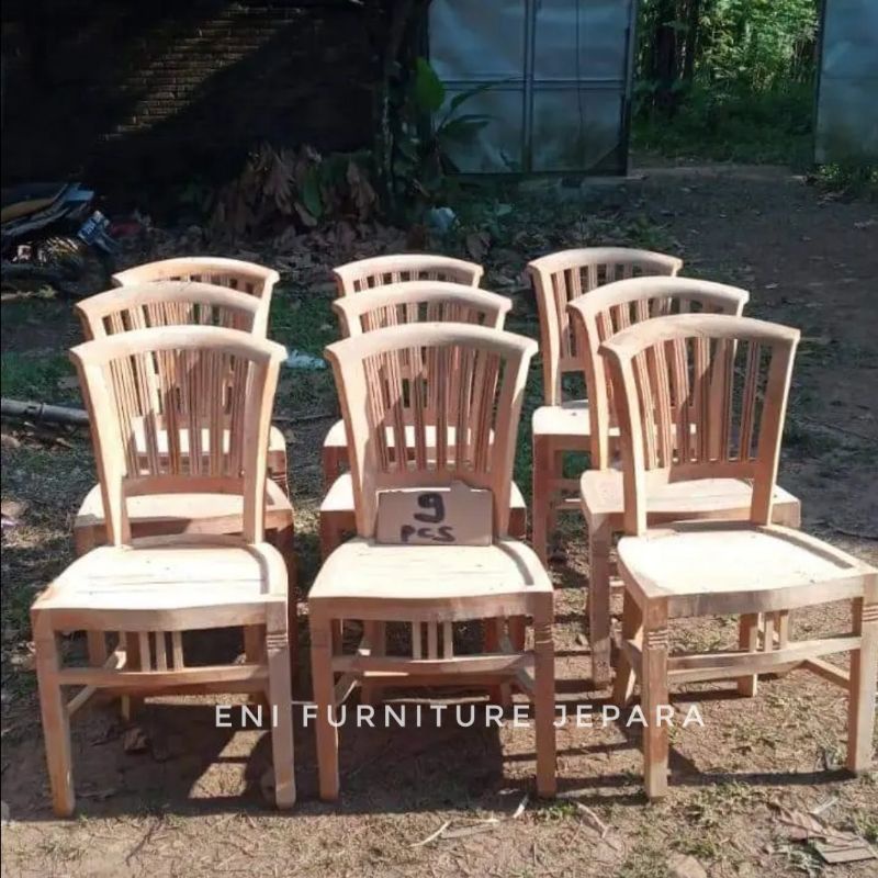 Jual Kursi Makan Jati - Kursi Cafe Jati - Kursi Makan Minimalis - Kursi