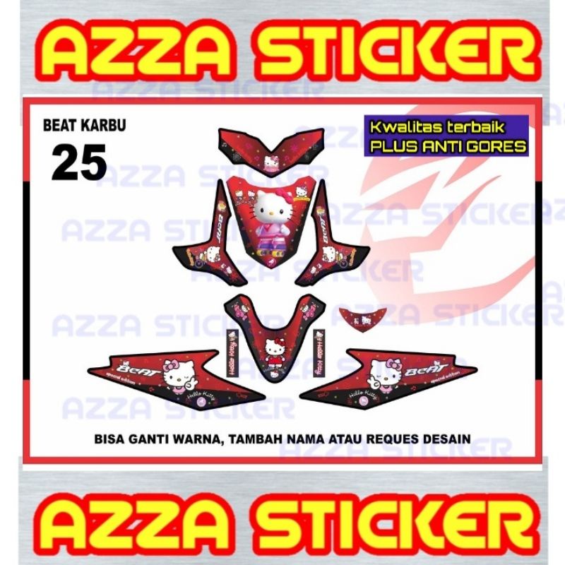 Decal Beat Karbu Full Body Stiker Decal Beat Karbu Full body 25