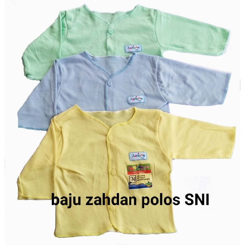 6 pcs Baju zahdan polos SNI