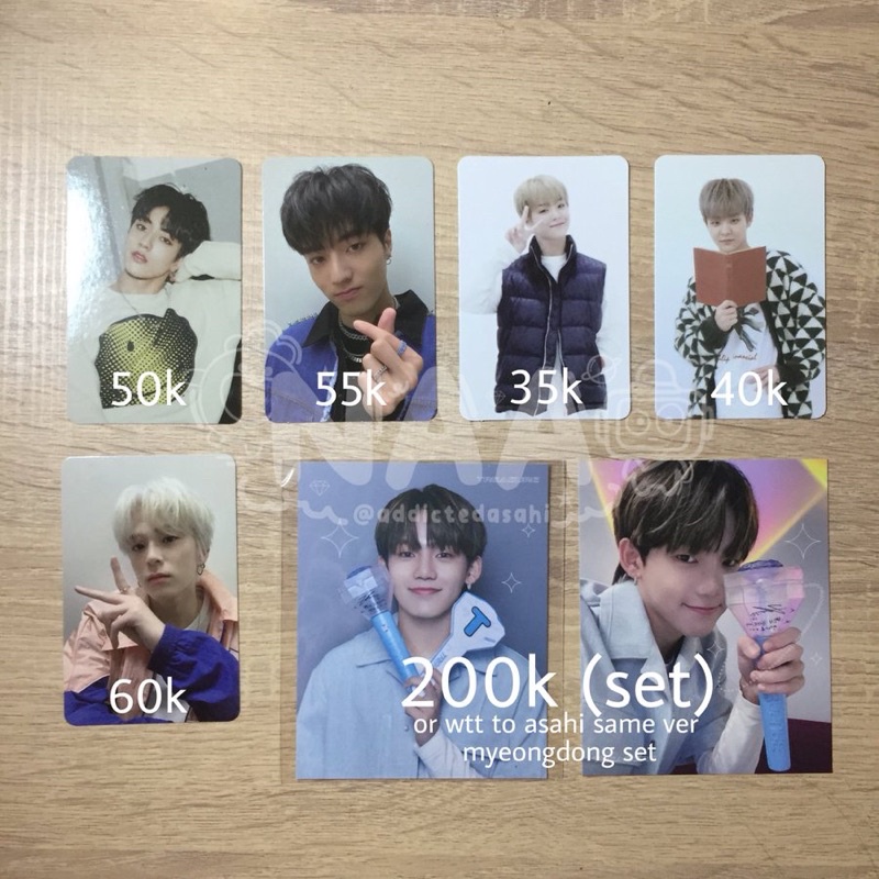 TREASURE PHOTOCARD asahi haruto jihoon hyunsuk chapter 1 2 3 full album pob lightstick