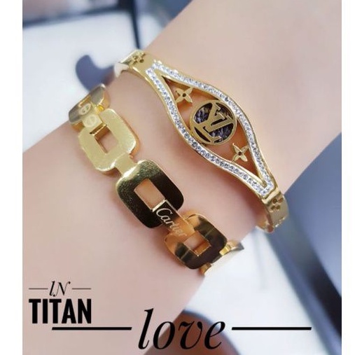 Titanium gelang wanita cantik u144