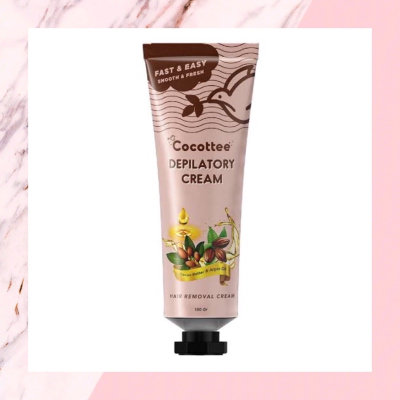 ORI 100% Cocotte Depilatory Cream Cocoa Butter 100ml EXP 11/23