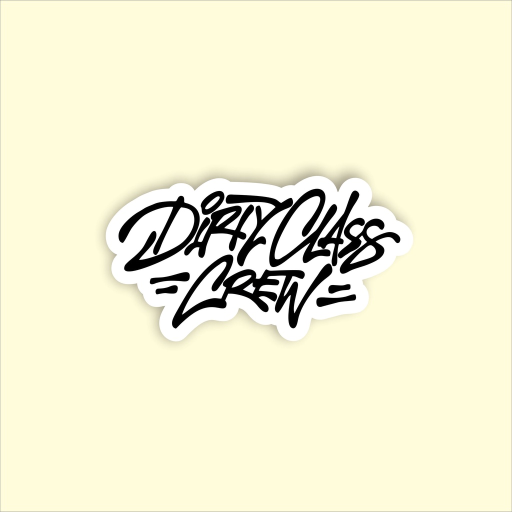 

Stiker Sticker Brand Distro Dirty Class pack series Black White Case Phone Logo Brand Skate Surf Band Aesthetic Grosir Murah Pop Art Clothing Basic Daily Tumblr Laptop HP Casing Striping Tempel Label Merk Dinding Graftac Vinyl High Quality decal