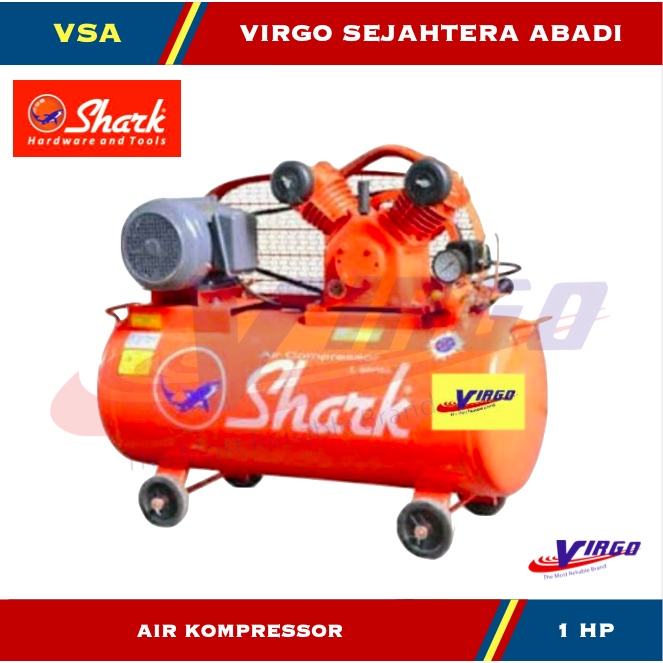 LVPM-6501 KOMPRESOR SHARK 1HP COMPRESSOR UDARA ANGIN LISTRIK 1 HP DINAMO SHARK