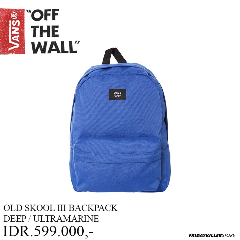 TAS PUNGGUNG / RANSEL VANS OFF THE WALL | OLD SKOOL III BACKPACK DEEP / ULTRAMARINE