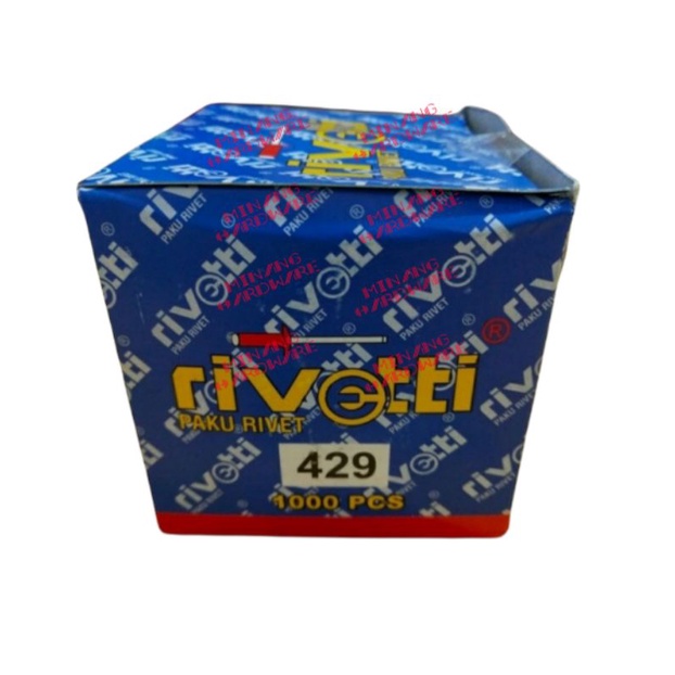Paku Rivet Riveti Blind 429 /Paku Tembak 429 1kotak 1000pcs
