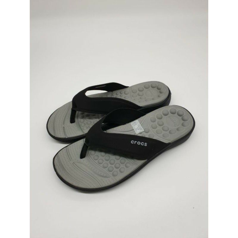 Sandal Jepit CROCS REVIVA CANVAS FLIP MEN