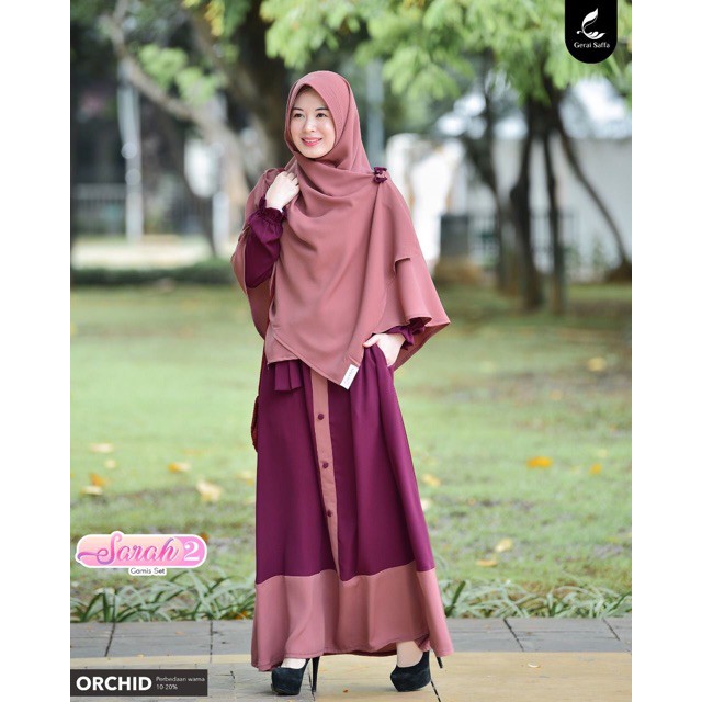 Gamis Sarah 2 Gerai Saffa Gamis Syari Sarah Gerai Saffa Gamis Premium Gerai Saffa Gamis Set Syar i
