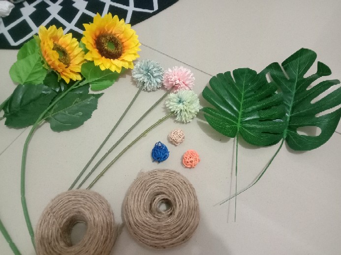 Daun Maple Artificial Lembaran