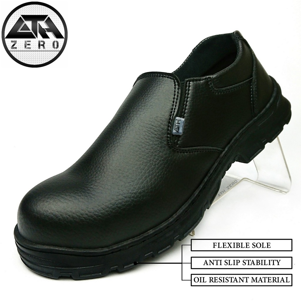 Sepatu Safety Slop Safety Slip on Sepatu Kerja safety Selop Safety Shoes Septy Tanpa Tali Slip-On Septi Slip On Savety Sepatu Industri Proyek Septy Sepatu Sefty Pria