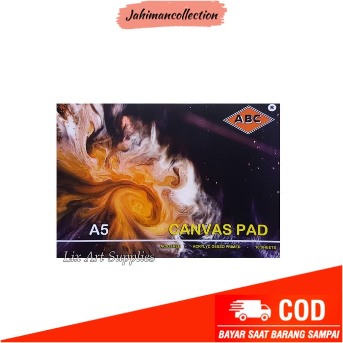 

✨ BISA COD ✨ ABC Canvas Pad - A5 (10 sheets)