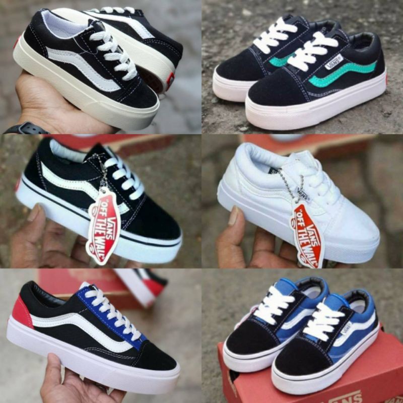 SEPATU ANAK VANS OLD SKOOL TALI SIZE 16-35