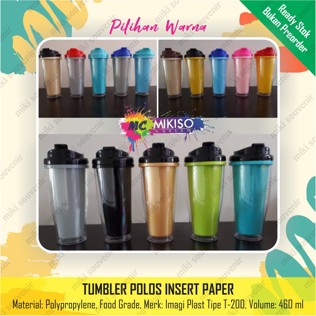 Tumbler Insert Paper / Tumbler Polos