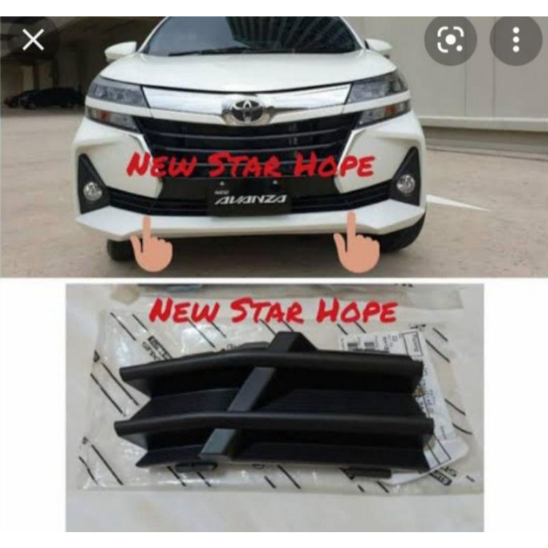 tutup bemper tutup towing bemper depan Toyota Avanza Xenia.