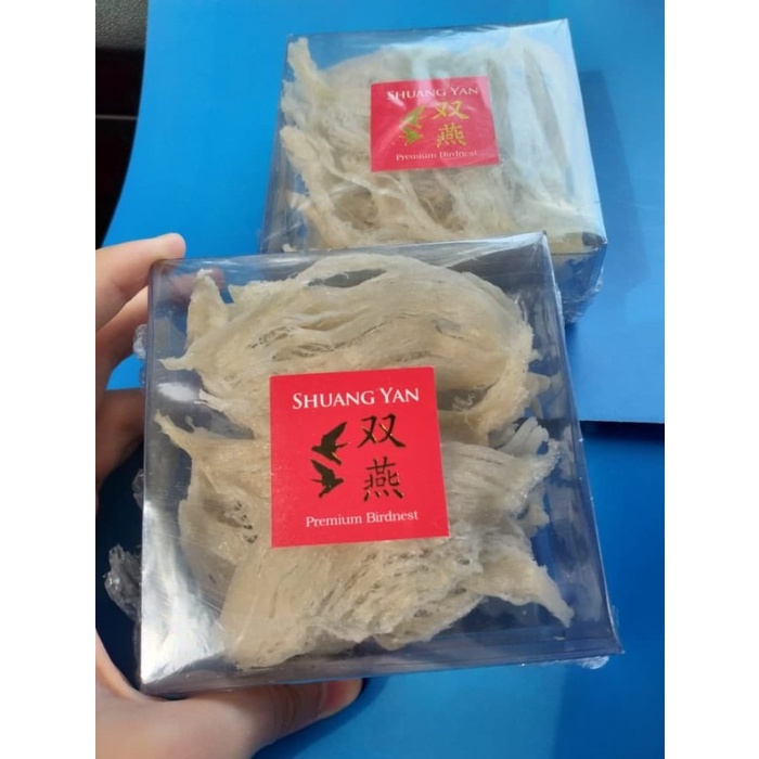 

LAINNYA-KEMASAN-MINUMAN- SARANG BURUNG WALET KERING - SHUANG YAN PREMIUM - PATAHAN BESAR 8 GR - 8