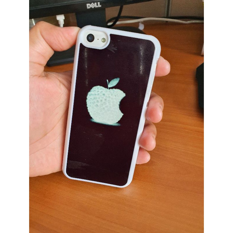 Case iphone 7 Tempered glass rubber protection  custom casing Hp