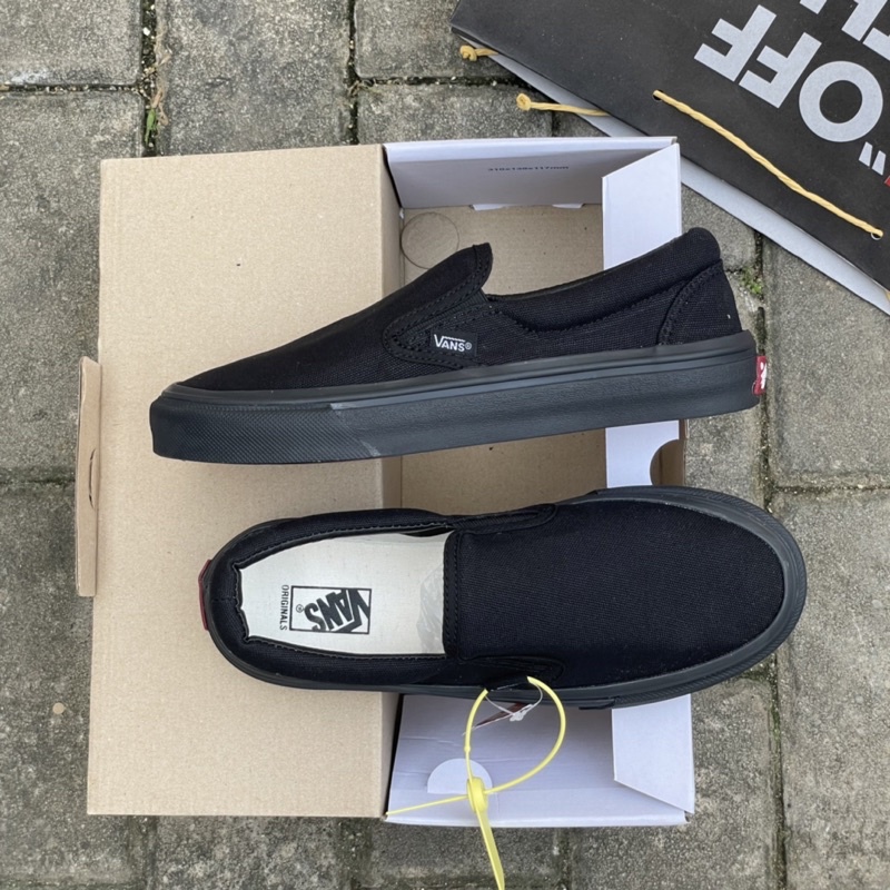 VANS SLIP ON FUL BLACK WF DT “import quality”