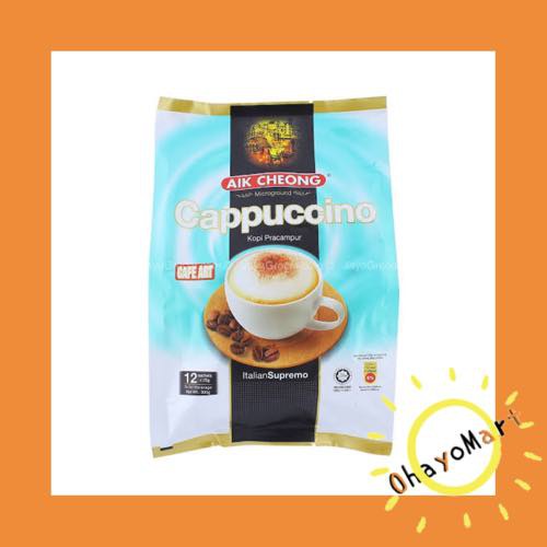 Aik Cheong Cappuccino / white coffee instant/ 4in1 coffee 300grm