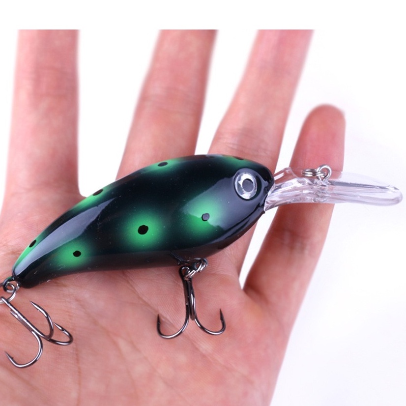 HENGJIA 1Pcs 10cm 14g Umpan Crankbait Pancing Minnow Swimbait Fishing Lure Ikan Bass Bait Tackle