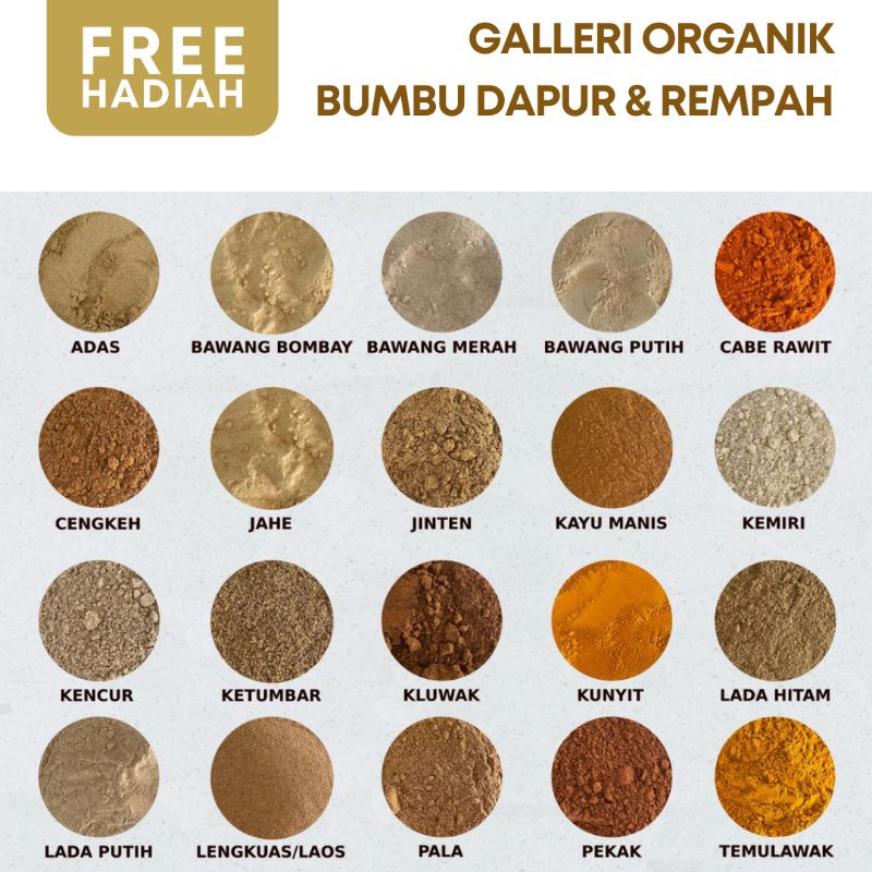 GALLEO Aneka Bumbu Dapur / Bumbu Rempah / Bawang Premium