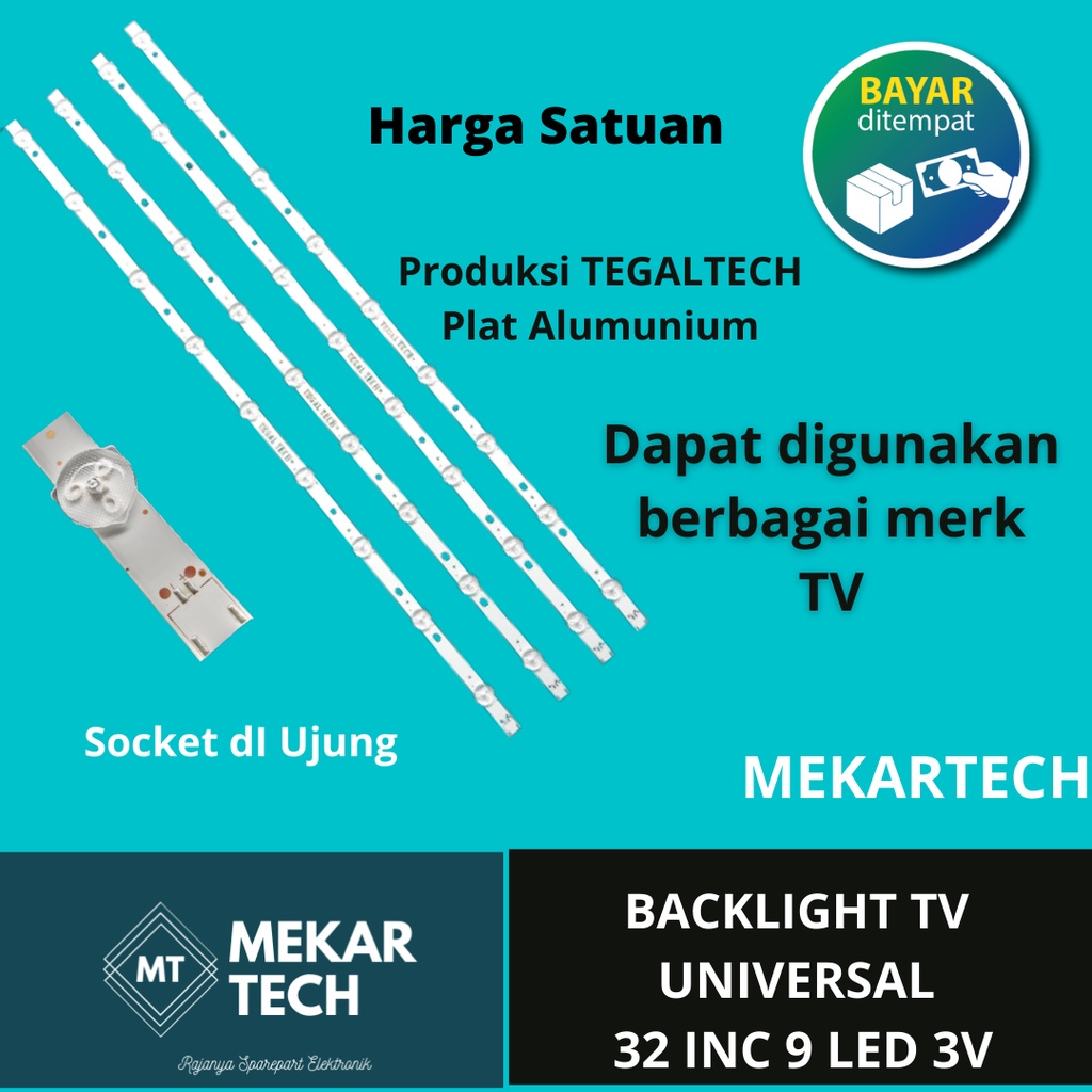 BACKLIGHT 32 INC UNIVERSAL 9 LED 3 VOLT BL MULTI 9 KANCING 3V